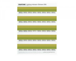 Pantone Lighting Indicator Stickers